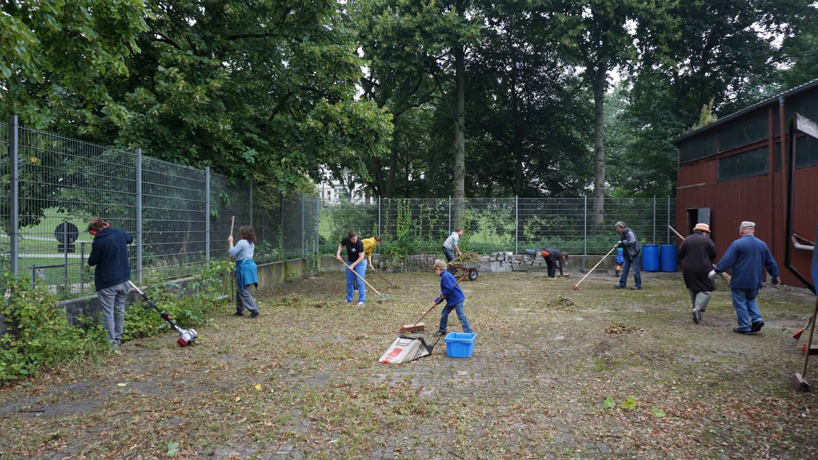 Arbeitsdienst im Segelverein Weser