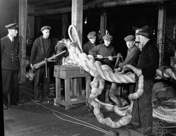 Spleißkurs im Segelverein Weser