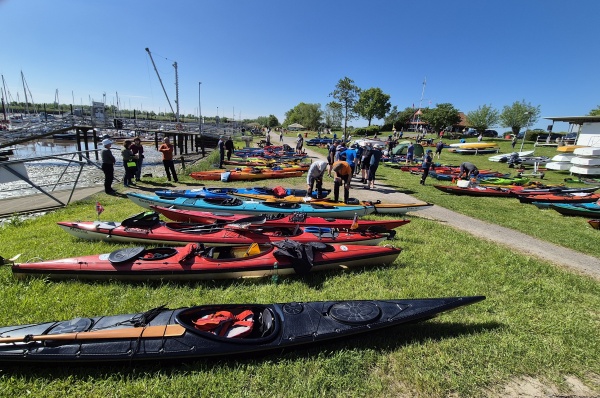31. Weser-Tidenrallye am Start (Foto Lampe)