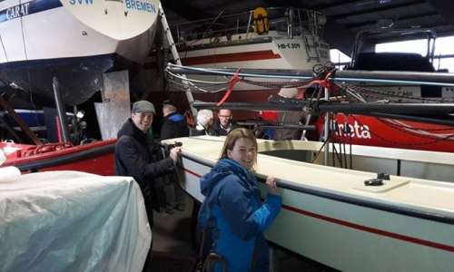 Arbeitsdienst in der Halle