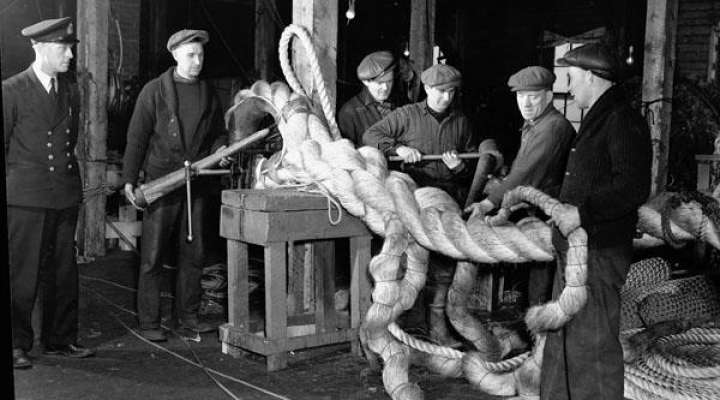 Spleißkurs im Segelverein Weser