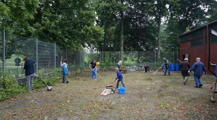 Arbeitsdienst im Segelverein Weser