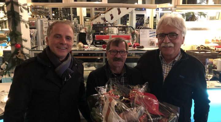 Gründer Hal Över und Cafe Sand Dieter Strathmann, Fährmann Georg Stellmacher, Segelverein Weser e.V. Jens Röhrßen